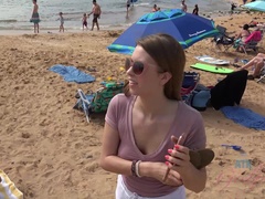 Plage, Sucer une bite, Pieds, Exhib, Branlette thaïlandaise, Petite amie, De plein air, Pov