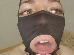 Amateur, Cum in mouth, Latex, Mistress, Slave, Spandex, Swallow, Train