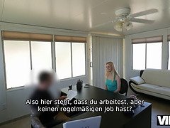 Vorstellungsgespräch, Blondine, Blasen, Tschechisch, Hd, Geld, Sohn, Jungendliche (18+)