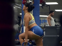 Amateur, Tetas grandes, Negro, Mamada, Gimnasio, Latina, Pov, Cabello corto