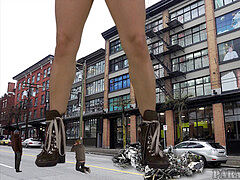 Kink, giantess, footwear