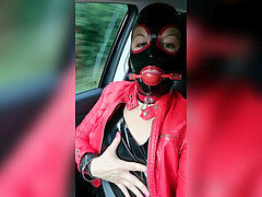 Amateur, Bondage, Car, Gagging, Latex, Public, Voyeur