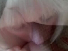 Enthousiasteling, Blond, Pijpbeurt, Sperma shot, Omie, Huisvrouw, Rijpe lesbienne, Ruw