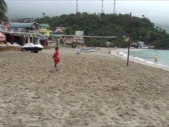 Dollar Super-Naughty Displays Milky Beach Puerto Galera Philippines