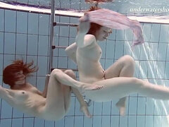 Underwater Show - swimming pool teen scene