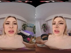 Aria Banks surprises you with a wild night in Virginia Beach in VR porn adventure!