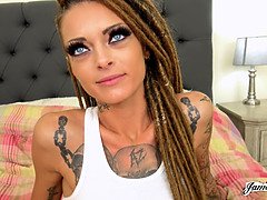 Cul, Hd, Fait maison, Monstre, Pov, Chatte, Rasée, Tatouage