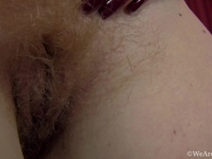 Ass, Hairy, Masturbation, Nipples, Redhead, Tattoo