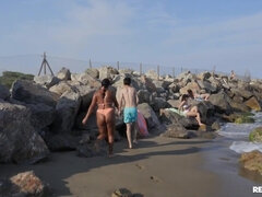 Playa, Bikini, Mamada, Morena, Tetona, Madres para coger, Al aire libre