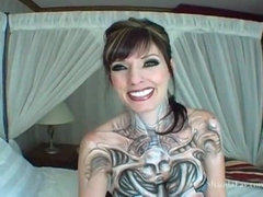 The hottest POV action with sexy tattooed MILF