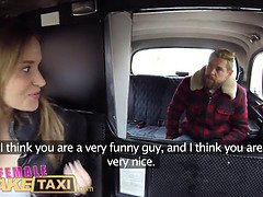 Sexy Englishman pays for cab ride in POV reality video