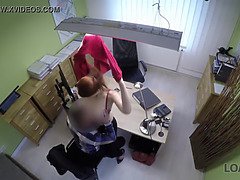 Tschechisch, Hundestellung, Hd, Masturbation, Monster, Büro, Rotschopf, Jungendliche (18+)