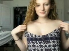 Fleshy redhead legal teen striptease and besides dance