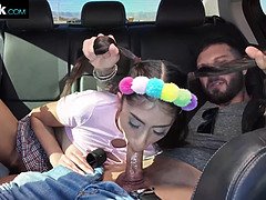 Hot babe Sona Hooks up with a big cock on the ride home