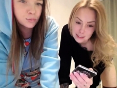 Amateur, Blonde, Brunette, Lesbian, Masturbation, Toys, Webcam