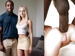 My Stunning Blonde Spouse Engulfed in Flames by Her Enormous Black Lover - BBC Surprise!