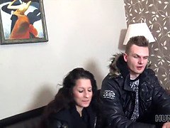 Czech teen gets fingered and licked in hot POV reality action