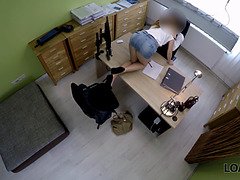 Audition, Big tits, Blowjob, Czech, Hd, Huge, Office, Seduced