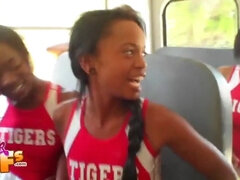 Black cheerleaders lesbian crazy sex video