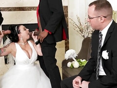 Big ass, Big cock, Black, Blowjob, Closeup, Rough, Teen, Wedding