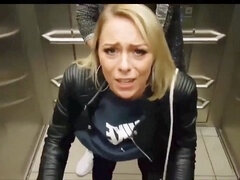 Ass, elevator sex, german