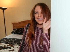 Very hot teen Montana Joleigh cheats on her boyfriend with an athlete