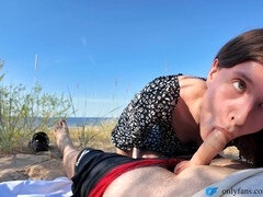 18 jahre, Strand, Sperma im mund, Im freien, Öffentlich