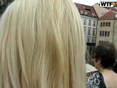 Exclusive Prague Tour with Horny Blonde Sweet Cat & Facial