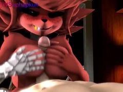 Foxy & Friends: A FNAF-Themed Furry Orgy [Cally3d]