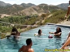 Amateur, Brunette, Group, Hd, Orgy, Pool, Public, Reality