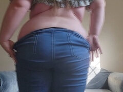 Belle grosse femme bgf, Gros cul, Jeans