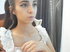 Leie, Braunhaarige, Masturbation, Solo, Netzkamera