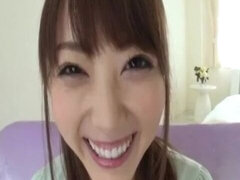 Blowjob scene with consummate Rei from Jav HD
