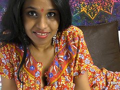 Stepmom in Hindi roleplay loves her stepson's ass and pussy in hot masturbation action