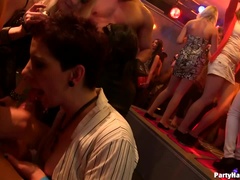 Clothed, Cumshot, Dancing, Group, Kissing, Natural tits, Orgy, Pussy