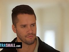 Sexy Lexi Lore's Tiny Mouth and Pussy Stretched Open by Big Vssmall Cock - Exxxtra Small