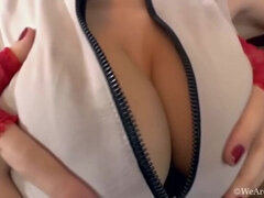 Gros seins, Blonde, Hd, Jarretelles, Sous la jupe, Voyeur